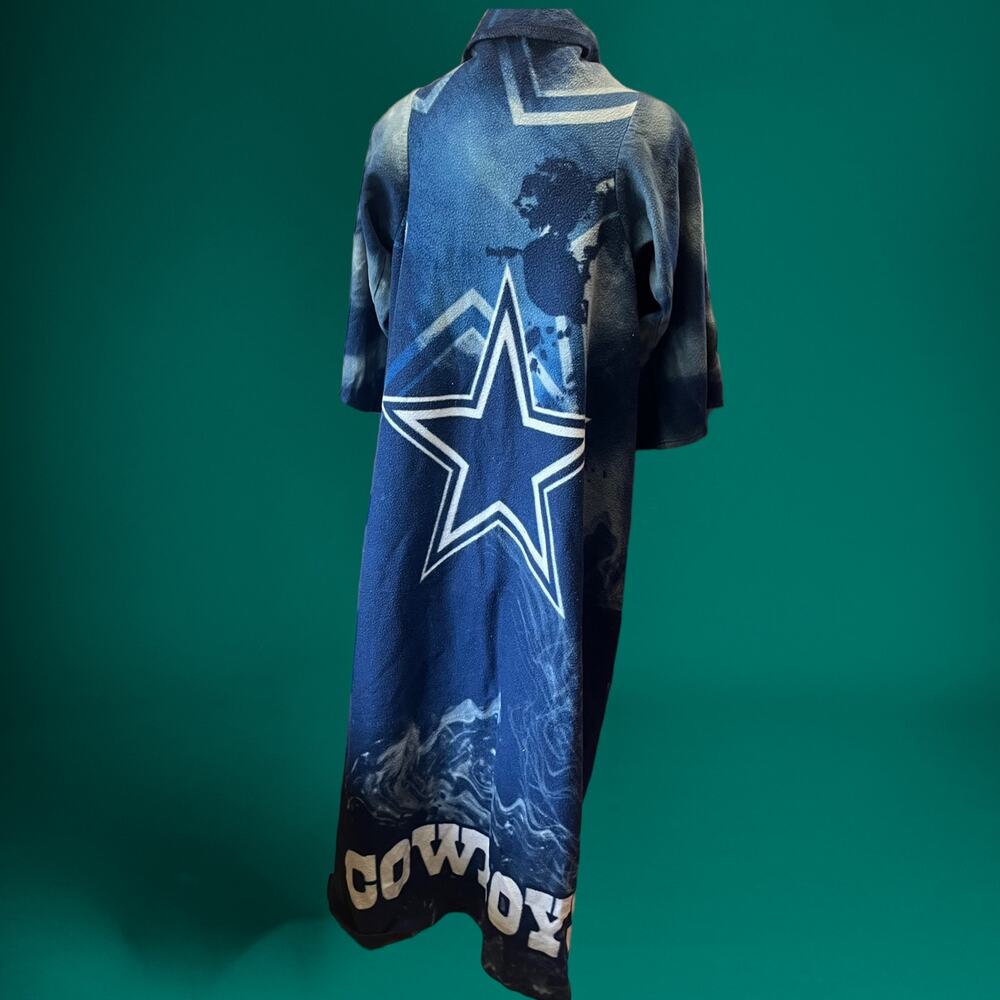 2011 NFL Dallas Cowboys Comfy Fleece Blanket Jacket One Size Fits Most Vintage